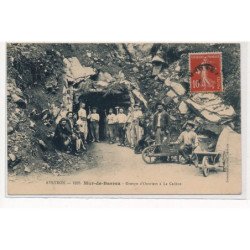 MUR DE BARREZ : groupe d'ouvrieres à la cadene - tres bon etat