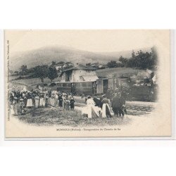 MONSOLS : inauguration du chemin de fer - tres bon etat