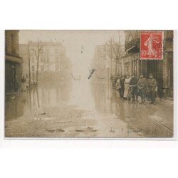 PARIS : inondations 1910, tour eiffel - tres bon etat