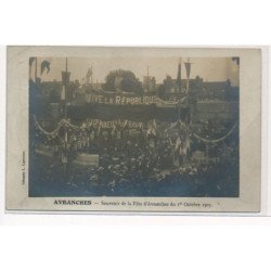 AVRANCHES : souvenir de la fete d'avranches du 1er octobre 1905 - tres bon etat