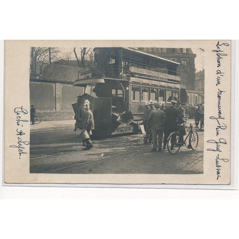 PARIS : explosion du tramway rue gay lussac - tres bon etat