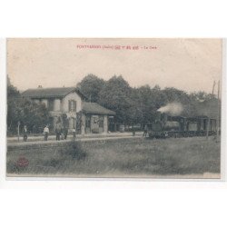 FONTVANNES : la gare - etat