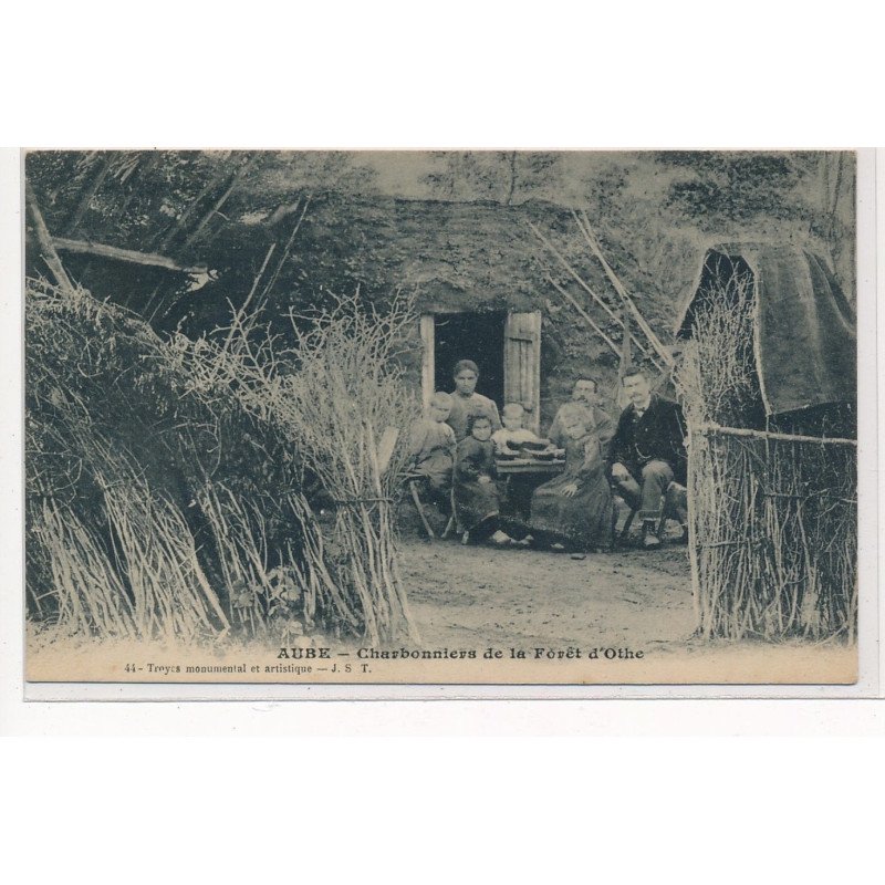 AUBE : charbonniers de la foret d'othe - tres bon etat