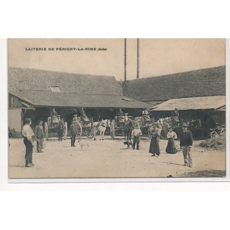 PERIGNY-la-ROSE : laiterie, attelages - etat
