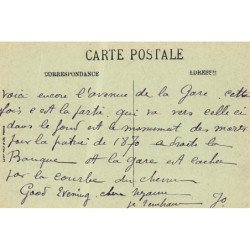 DOLE : l'avenue de la gare, banque de france - tres bon etat