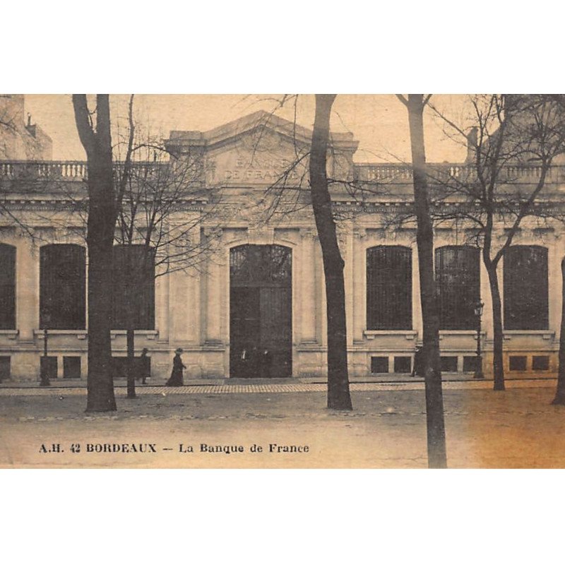BORDEAUX : banque de france - tres bon etat