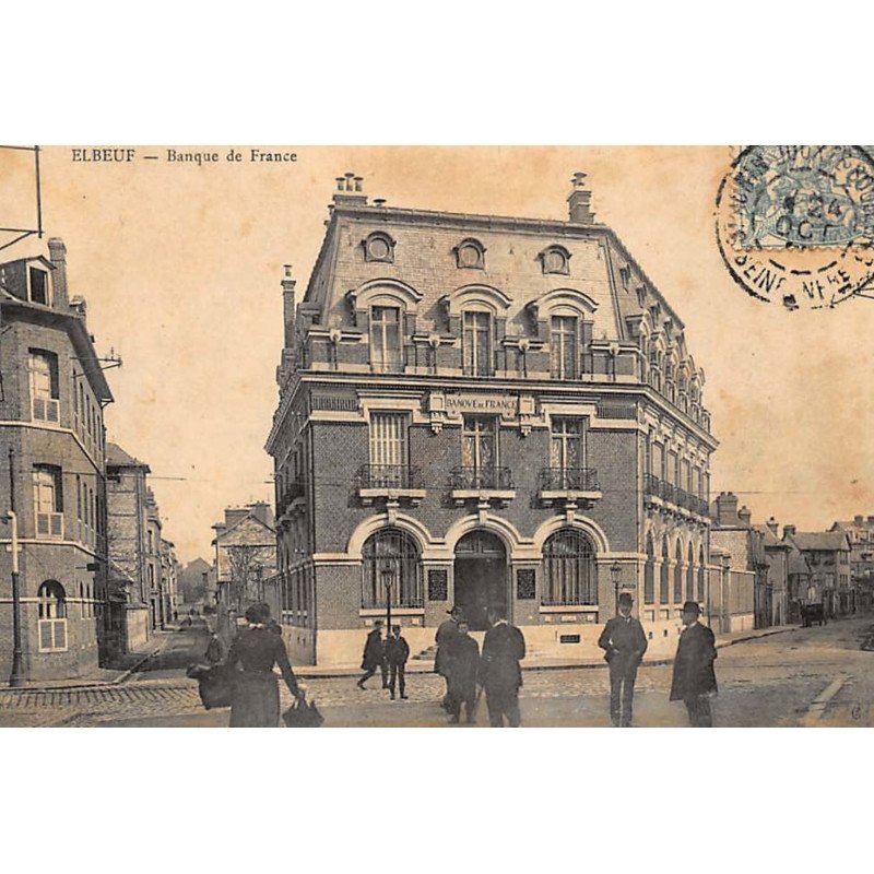 ELBEUF : la banque de france - etat