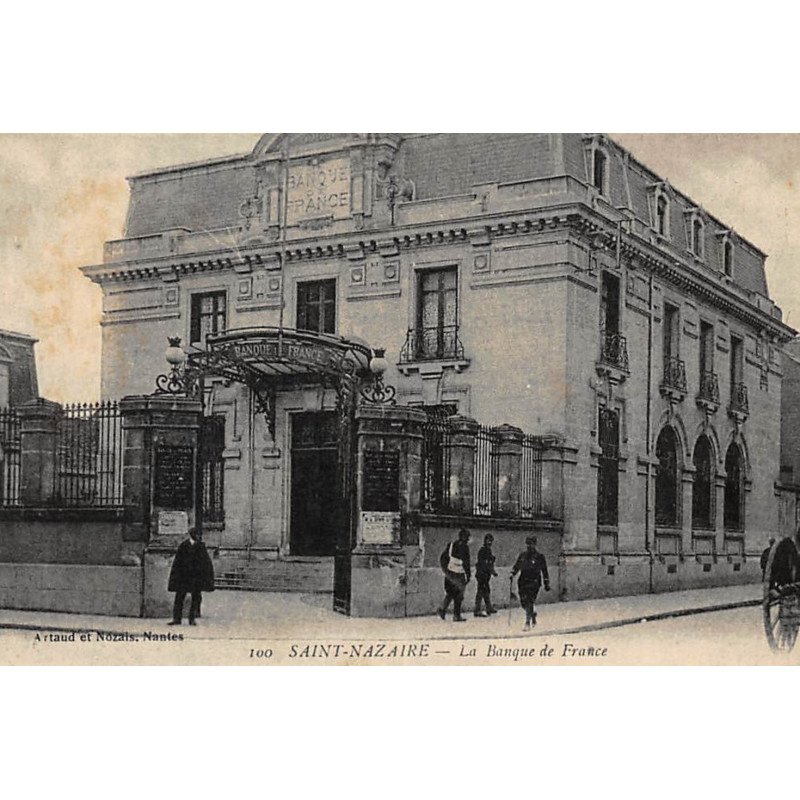 SAINT-NAZAIRE : banque de france - tres bon etat