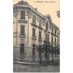 BEZIERS : la banque de france - etat