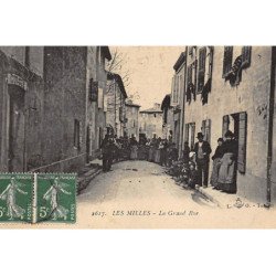 LES MILLES : la grande rue - tres bon etat