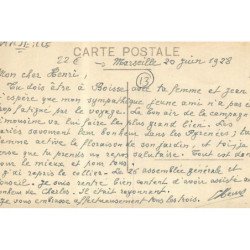 MARSEILLE : 20 juin 1928, personnage, vue - tres bon etat