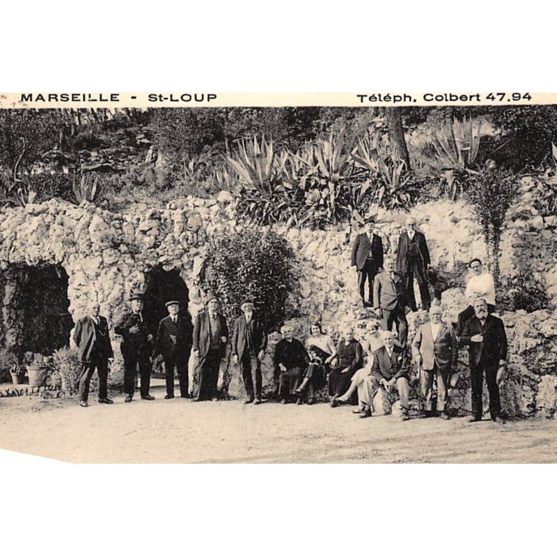 MARSEILLE : st-loup, personnages, grottes - etat