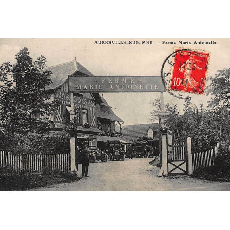 AUBERVILLE-sur-MER : ferme marie-antoinette - tres bon etat