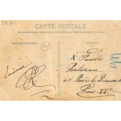 MAROLLES : la place et l'hotel de ville - tres bon etat