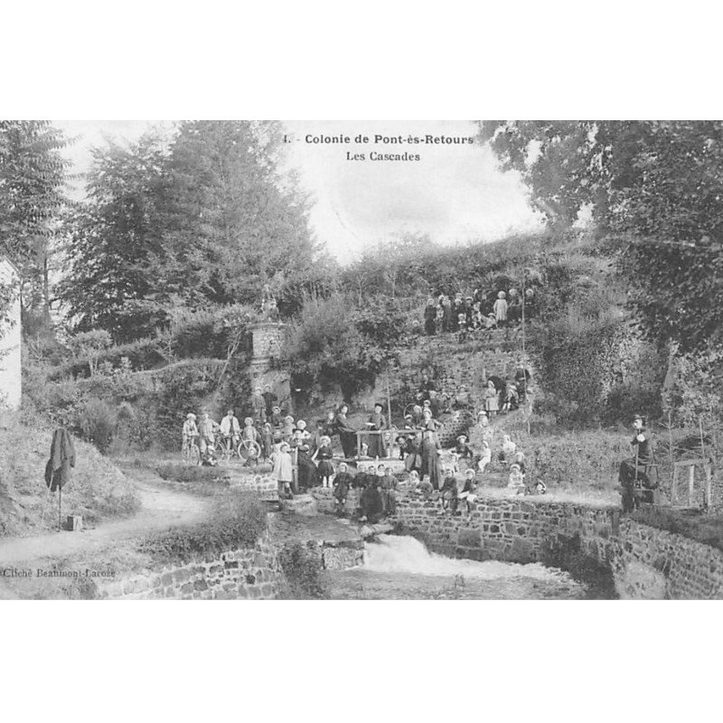 PONT-ES-RETOURS : colonie de pont-es-retours, les cascades - etat