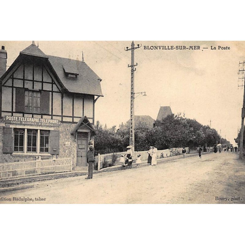 BLONVILLE-sur-MER : la poste - tres bon etat