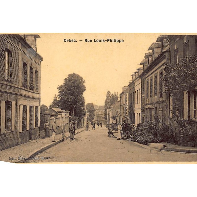 ORBEC : rue louis-philippe - tres bon etat