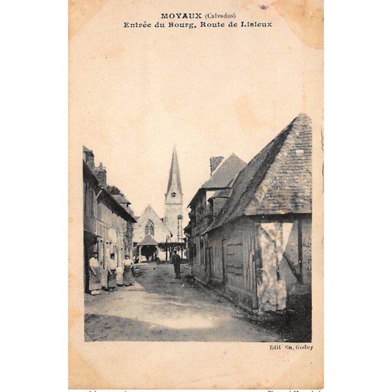 MOVAUX : entrée du bourg, route de lisieux - tres bon etat