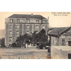 SAINT-AUBIN-sur-MER : hotel de la terrasse, autobus - tres bon etat