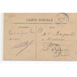CONDE-sur-NOIREAU : lancement d'un ballon le 12septembre1909 le ballon au moment du départ - tres bon etat
