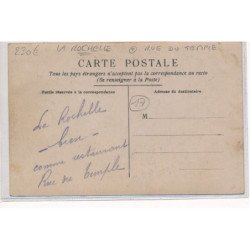 LA ROCHELLE : rue du temple, Grand bouillon populaire  - tres bon etat