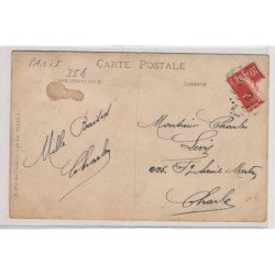 CARTE PHOTO A LOCALISER : paris(?) éclairage electrique gaz, bronzes d'eclairage, boutique - tres bon etat