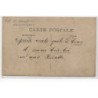 CARTE PHOTO A LOCALISER : restaurant quantin, plat du jour, vins, liqueurs, apéro, personnages - tres bon etat