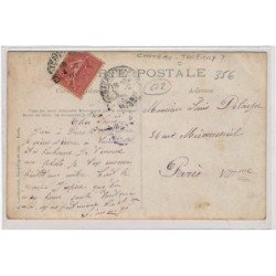 CARTE PHOTO A LOCALISER : chateau-thierry(?) ouvriers à l'apéro, vins - tres bon etat