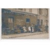CARTE PHOTO A LOCALISER : paris(?) café du sport auguste morel restaurant billard salle pour noces bal - tres bon etat