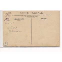 CARTE PHOTO A LOCALISER : paris(?) boucherie, mulet de qualité - etat