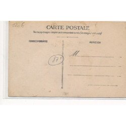 CARTE PHOTO A LOCALISER : haute-vienne(?) café-restaurant Mson Jouandeau, entreprise de maconnerie - tres bon etat