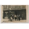CARTE PHOTO A LOCALISER : pompe à essence, epicerie parisienne, mobiloil - tres bon etat