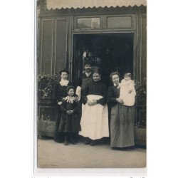 CARTE PHOTO A LOCALISER : paris(?), café - tres bon etat