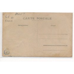 CARTE PHOTO A LOCALISER : paris(?), école - etat