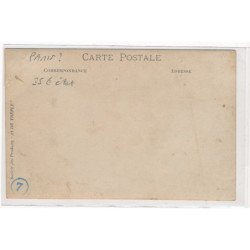 CARTE PHOTO A LOCALISER : paris(?) magasin - etat