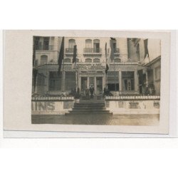 CARTE PHOTO A LOCALISER : monaco(?), exposition d'art - tres bon etat