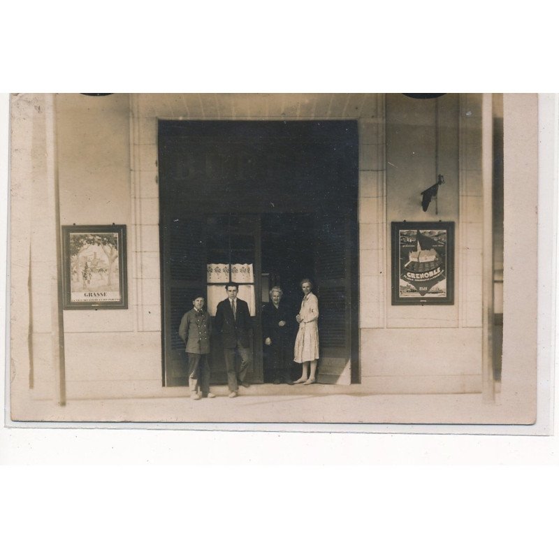 CARTE PHOTO A LOCALISER : gare, buffet - tres bon etat