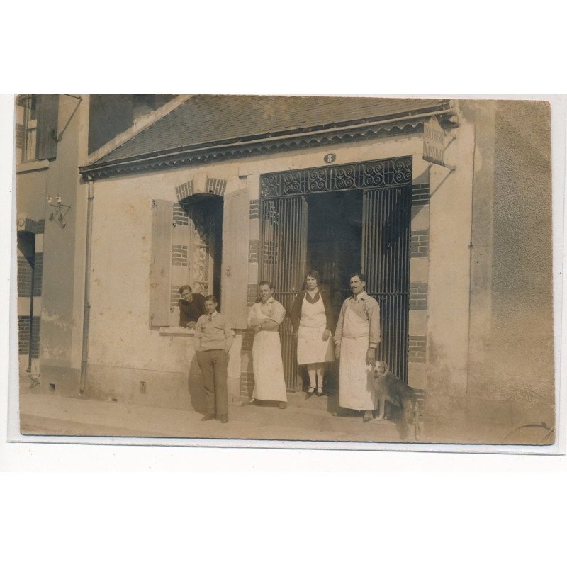 CARTE PHOTO A LOCALISER : boucherie nassivet - tres bon etat