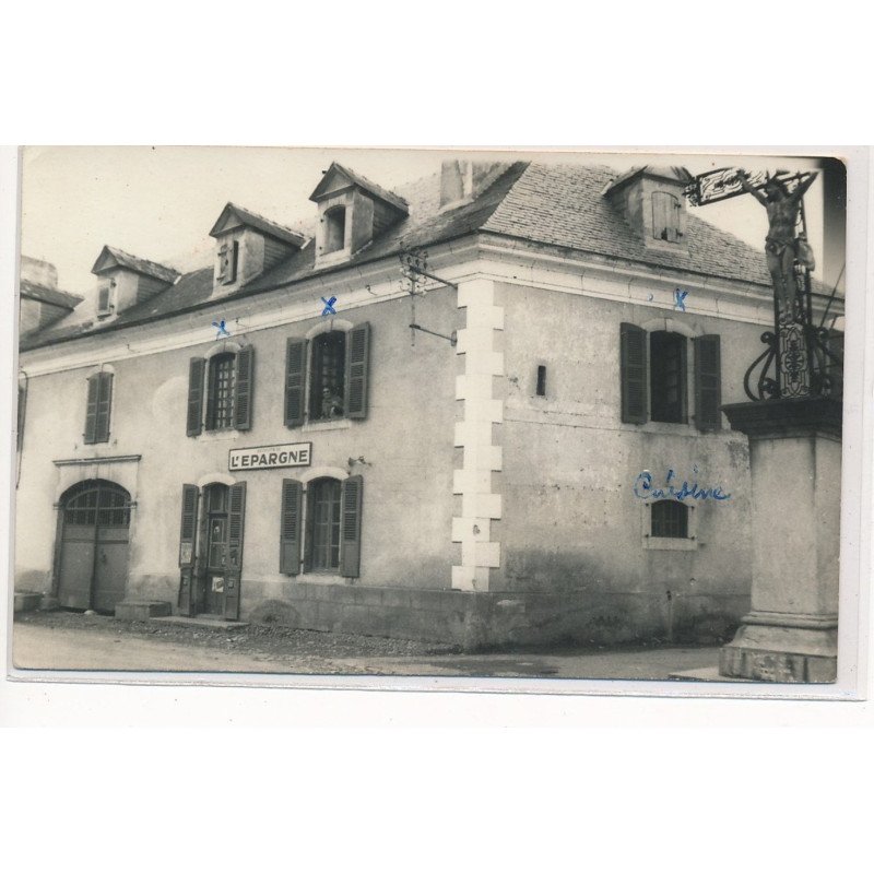 CARTE PHOTO A LOCALISER : produit de l'epargne, croix du Christ - tres bon etat