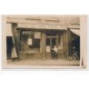 CARTE PHOTO A LOCALISER : paris(?) marchand de vin - etat