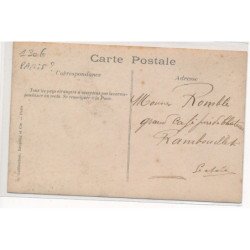 CARTE PHOTO A LOCALISER : paris(?) volailles & gibiers, maison mirey, fruits & primeurs expeditions - tres bon etat