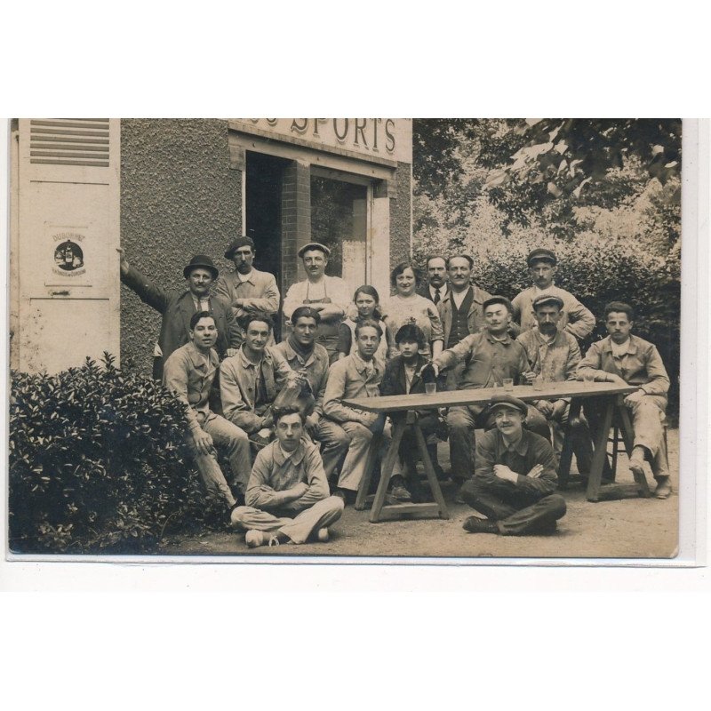 CARTE PHOTO A LOCALISER : café des sports - tres bon etat