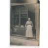 CARTE PHOTO A LOCALISER : 48-50 rue du pont(?) aude(?), epicerie comestibles, F. Fabre - tres bon etat