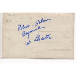 CARTE PHOTO A LOCALISER : paris(?) restaurant "au bon picolo" M. Sauvage - tres bon etat