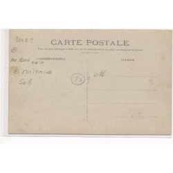 CARTE PHOTO A LOCALISER : dole(?) au bon coin, militaires - tres bon etat