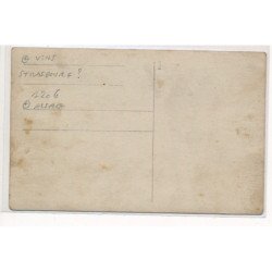 CARTE PHOTO A LOCALISER : pierre dalstein, wein und branntwein, colonial waaren, strasbourg(?), alsace? - tres bon etat