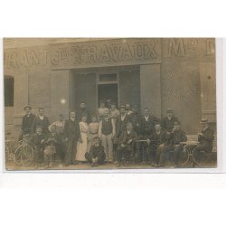 CARTE PHOTO A LOCALISER : restaurant travaux, pension bourgeoise - tres bon etat