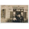 CARTE PHOTO A LOCALISER : buvette, gadebois debitant, bois, charbon - tres bon etat