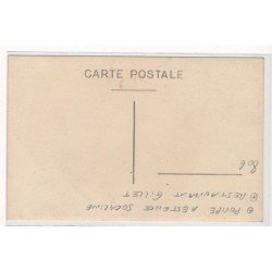 CARTE PHOTO A LOCALISER : pompe à essence socaline, restaurant gillet - tres bon etat