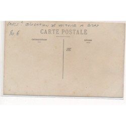 CARTE PHOTO A LOCALISER : paris(?) location de voiture à bras - tres bon etat